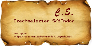Czechmeiszter Sándor névjegykártya